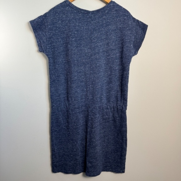 Old Navy Short Sleeve Blue Peasant T-Shirt Sack Dress X-Large Drawstring Waist - Picture 6 of 12
